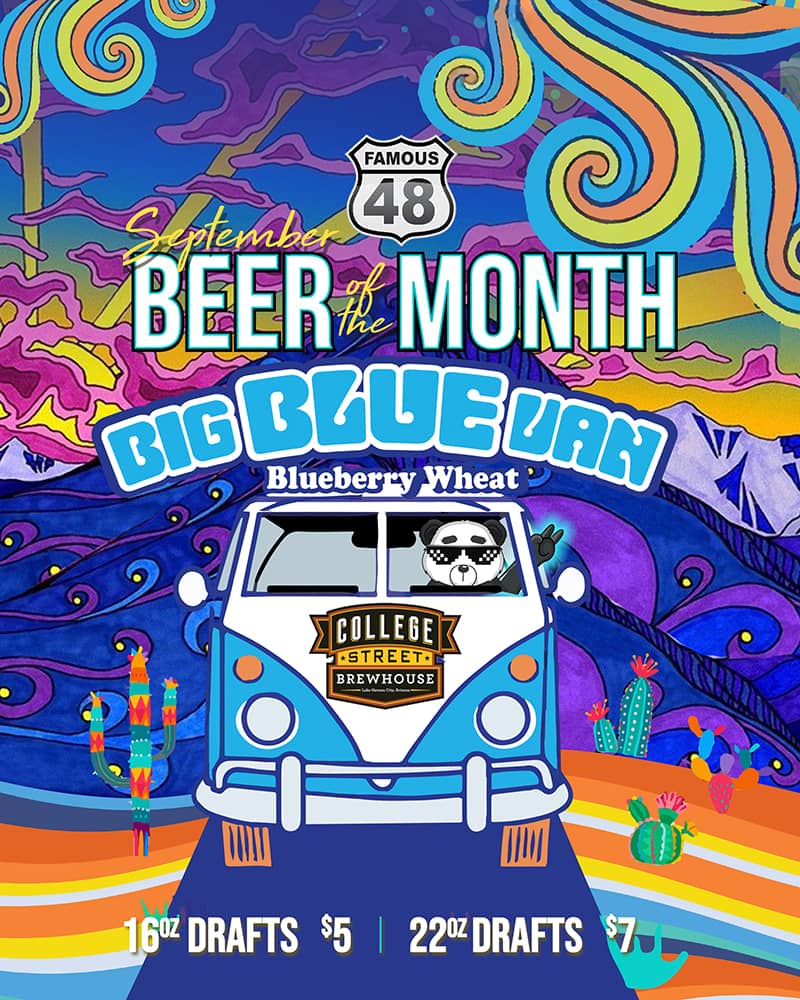 Big Blue Van Beer of the Month