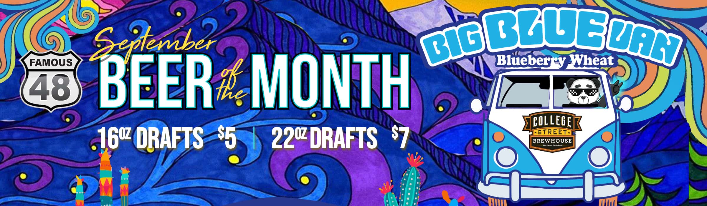 Big Blue Van Beer of the Month